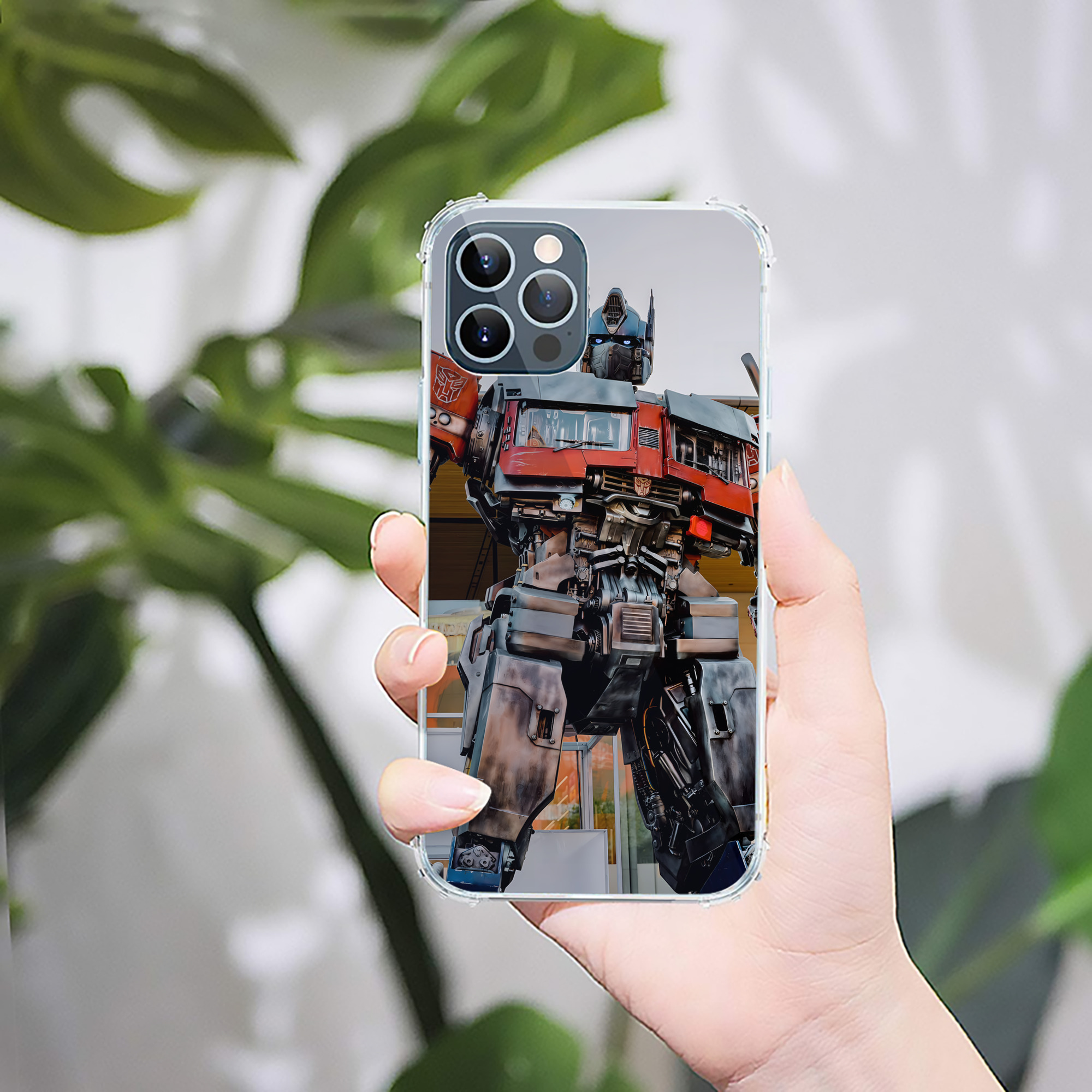 （画像用） Transformers トランスフォーマー 【iPhone 12シリーズ対応】透明スマホケース（クリアソフトケース）